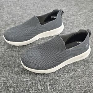 Skechers Go Walk Extra Wide Fit Mens Gray Slip On Sneakers Shoes Size 8